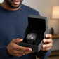 Elegant Watch with a Soft Silicone Strap