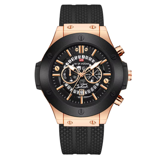 Montre Sportive Moderne avec Bracelet en Silicone Souple Confortable pour Hommes