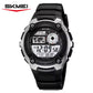 Montre Multifonction Moderne avec bracelet en silicone souple pour Hommes