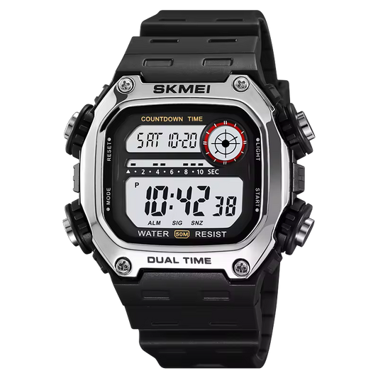 Montre Sportive Premium Robuste avec Bracelet en Silicone Souple pour Hommes