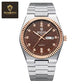 Montre Royale Stylée avec bracelet en acier inoxydable