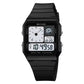 Montre Carrée Élégante et Moderne avec Bracelet en Silicone Confortable pour Hommes